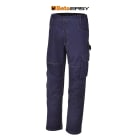 BETA - Pantaloni da lavoro in T/C twill 245 g, blu, taglia XXXL.