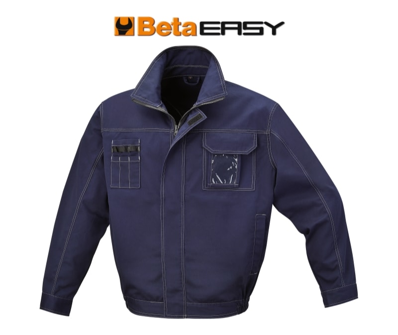 BETA - Giacca da lavoro in t/c twill 245 g blu, giacche work twill t/c blue tg.l.