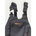 BETA - Salopette leggera da lavoro nuovo design - migliore vestibilità, salopette twill 180gr easy grey tg.m.
