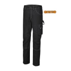 BETA - Pantaloni da lavoro elasticizzati slim fit in canvas 290g stretch, colore nero, taglia XXXL. 078800006
