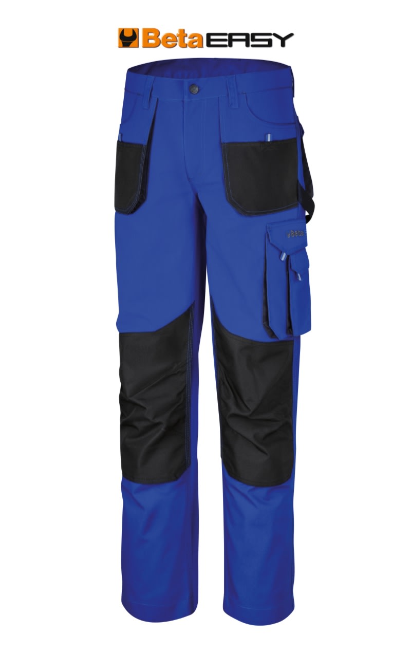 BETA - Pantaloni da lavoro in canvas blu XL.