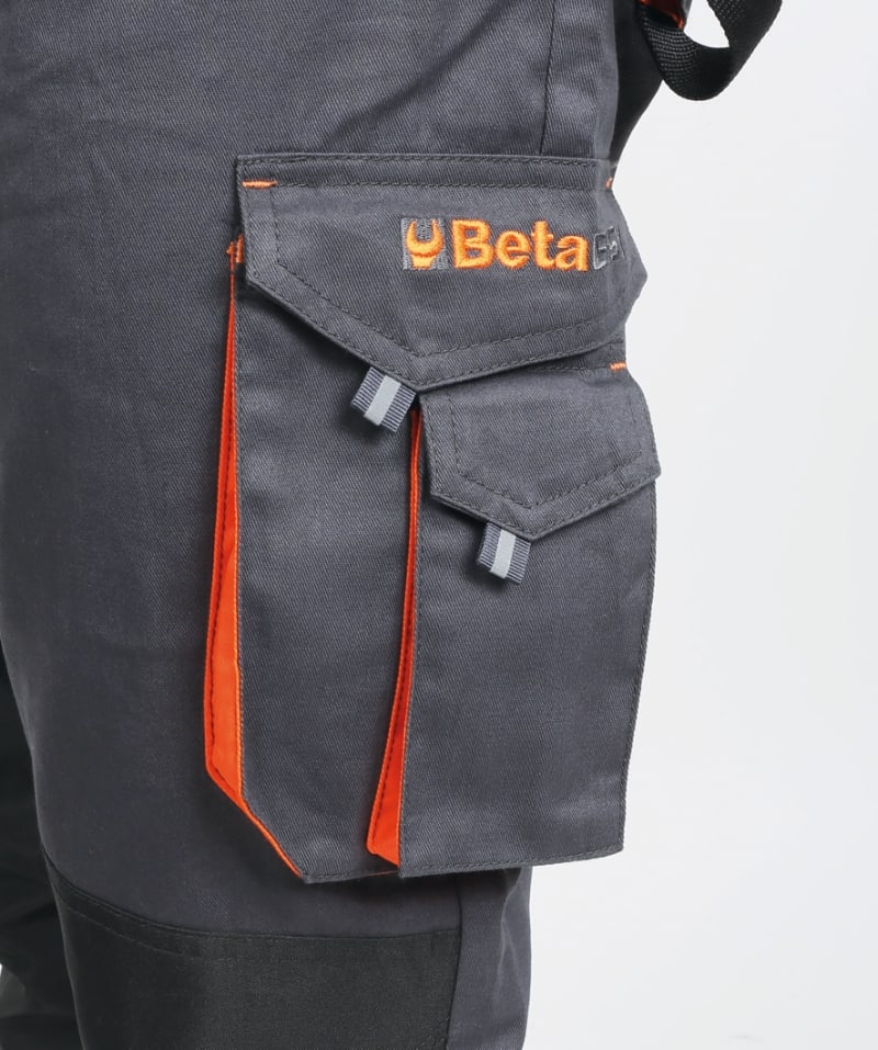BETA - Pantaloni da lavoro nuovo design migliore vestibilità pantaloni canvas easy grey tg.L 079000803
