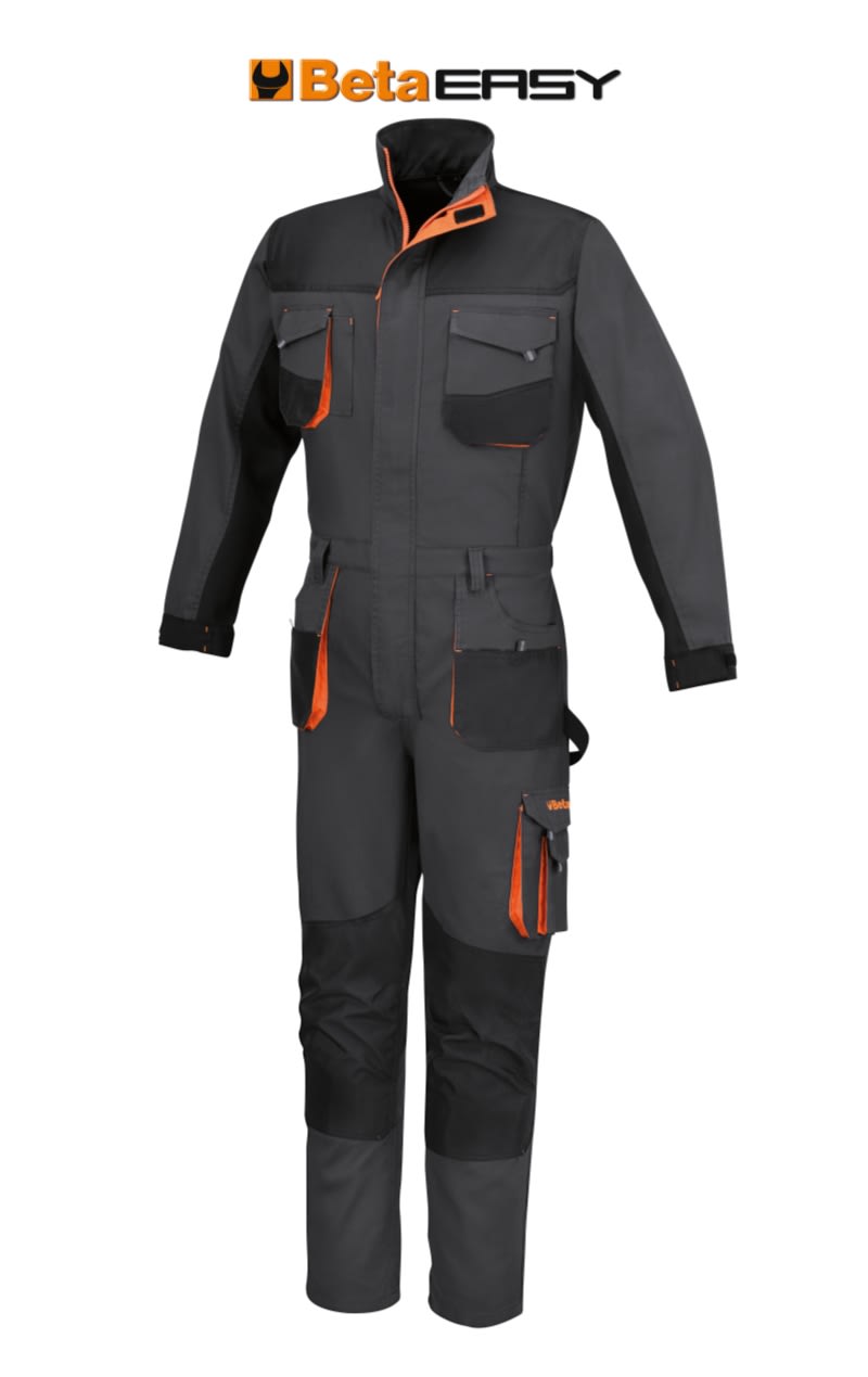 BETA - Tuta da lavoro design miglior vestibilità canvas easy grey taglia S.
