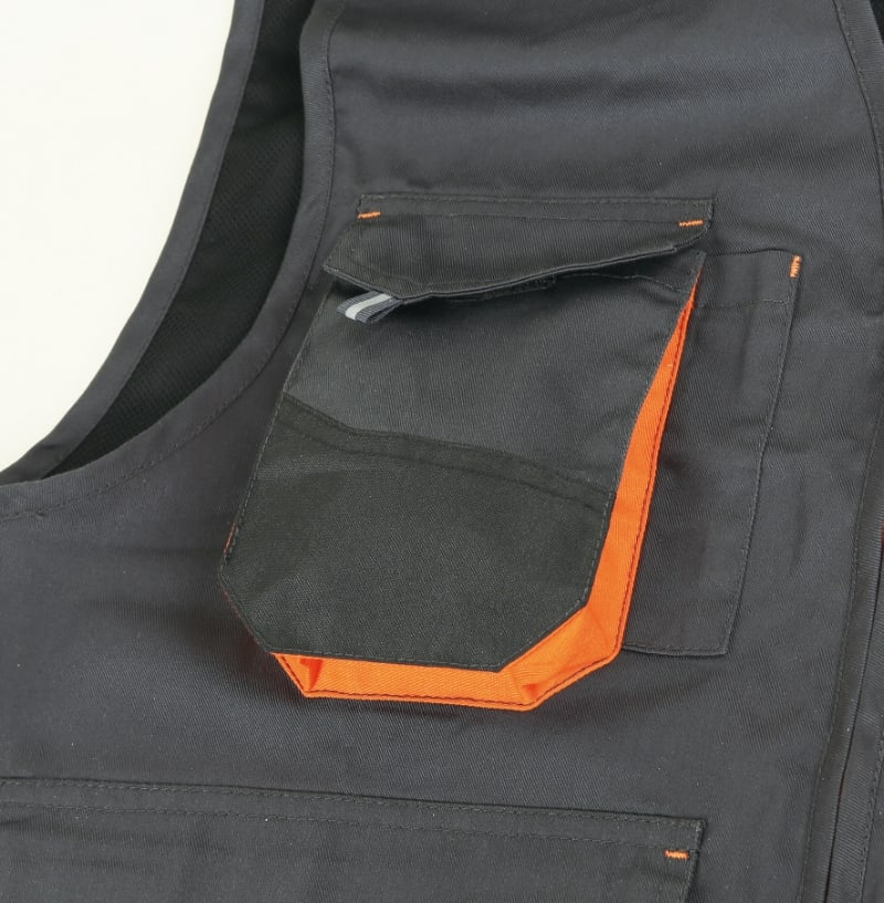 BETA - Gilet da lavoro Canvas Easy Grey - Migliore vestibilità TG.M. 079070802