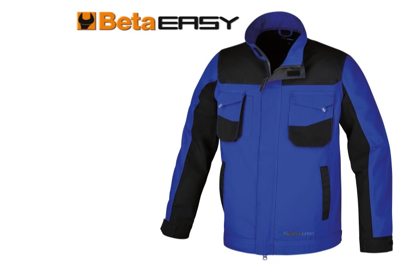 BETA - Giacca da lavoro in canvas easy blue taglia XXXXL, resistente e comoda per ogni attività lavorativa.