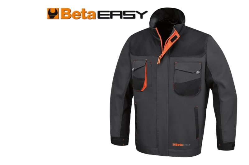 BETA - Giacca da lavoro canvas easy grey migliore vestibilità taglia XXXL.