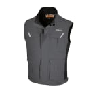 BETA - Gilet da lavoro grigio in 100% cotone, comodo e resistente TG.M.