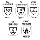BETA - Pantalone da lavoro multiprotezione Flame & Electr-Retard taglia S. 079400001