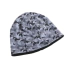 BETA - Berretto invernale in pile, reversibile black-camouf double face taglia unica.
