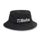 BETA - Cappellino antipioggia in nylon nero taglia 58.