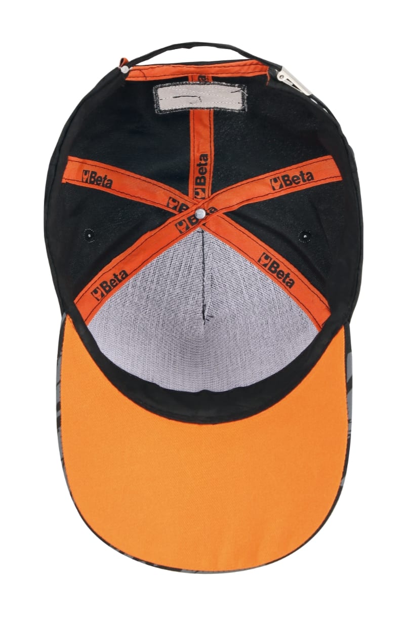 BETA - Cappellino Beta nero, design classico con visiera curva, 100% cotone, taglia unica. 079820000