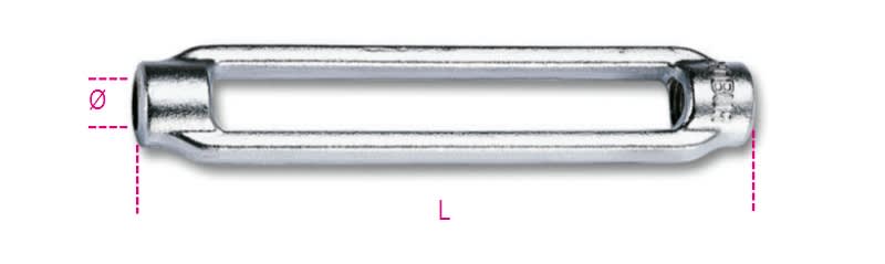 BETA - Confezioni appendibili con canaule zincate 5/8 z k-m16, ideali per organizzare e proteggere.