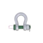 BETA - Grilli a lira con dado e copiglia acciaio legato, GRADO 6 staffa zincata a caldo EN13889 T13,5 PERNO SIC.D38.