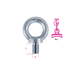 BETA - Confezioni appendibili con golfari maschi din580 c15e zinc. z k-m16, ideali per soluzioni pratiche e sicure.