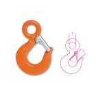 BETA - Ganci per sollevamento tipo americano, acciaio legato ad alta resistenza SOLL OCCHIO EN1677-2 GR.8 T.5,4.