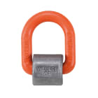 BETA - Staffa a saldare a base singola per sollevamento, corpo in acciaio legato ad alta resistenza, staffe a saldare singole per sollevamento T2,5.