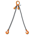 BETA - Pendente per sollevamento con ganci accorciatori catena a 2 bracci, grado 8, 8mm, EN818-4, MT4, C8A.