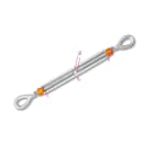 BETA - Confezioni appendibili con tenditori 2 occhi zinc/cal k-3/8x6, ideali per fissaggi sicuri e resistenti.