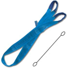 BETA - Braca per sollevamento 8t blu nastro piatto a due strati, asole rinforzate, poliestere alta tenacità (PES) FASCE SOLLEV.EN1492-1 BLU 8 TON. - L10