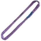 BETA - Braca per sollevamento 1t nastro ad anello continuo tessuto in poliestere ad alta tenacita viola funi tonde EN1492-2 1 ton. - L1.