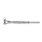 BETA - Tenditore a tubo inox AISI 316 con terminale a pressare, tenditori tubo termin. pressare inox M14.