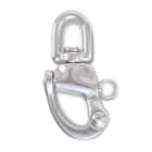 BETA - Girelli a sgancio rapido con occhio girevole inox AISI 316 e moschettoni sgancio occhio girev. 22.