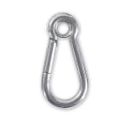 BETA - Moschettoni con anello inox AISI 316, moschettoni inox con anello a 5x50, resistenti e durevoli.