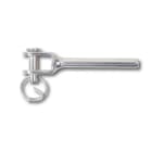 BETA - Terminale a forcella inox AISI 316, terminali forcella inox 5, ideali per applicazioni marine e industriali.
