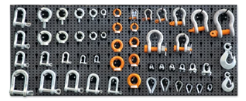 BETA - Assortimento 1045 accessori per funi, con ganci senza pannello modulo 1045pz. x c88 r/114.