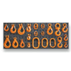 BETA - Assortimento 64 accessori GRADO 8 con ganci senza pannello MODULO 64PZ. X C88 R/225.