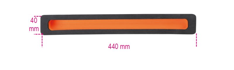 BETA - Vassoio morbido in EVA con vaschetta portaminuteria C38LS VPM8.