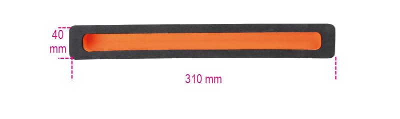 BETA - Vassoio morbido in EVA con vaschetta portaminuterie, vaschette morbide C38LD 1/3 VPM9.