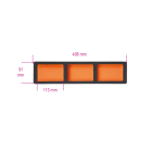BETA - Vassoio morbido in EVA con 3 vaschette portaminuterie vaschette morbide C45C7 (3) 1/4 VPM7-C
