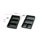 BETA - Termoformati rigidi in ABS portaminuterie per cassettiere RSC22, RSC23, RSC23C e vaschette 140x250x35 VP2.