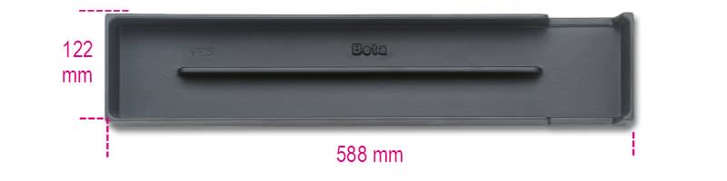 BETA - Termoformato rigido in ABS VASCHETTE 122x588x35 VP5. 088880355