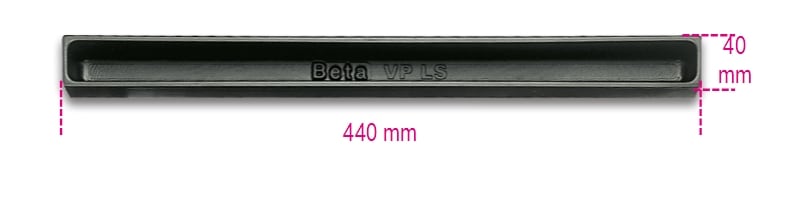 BETA - Termoformato rigido in ABS portaminuterie per cassettiera C38 + VASCHETTE 441X43X45 VP LS.