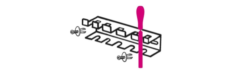 BETA - Accessori per lamierati - SUPPORTI per 5 LIME S1719 BM.