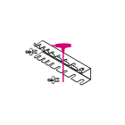 BETA - Supporti per 8 chiavi maschio esagonali con impugnatura, in lamiera SUPPORTI CH.ESAG.IMP. 8 96T/97TTX S96T/8. 088880431