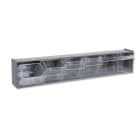 BETA - Portaminuterie a 6 vaschette in materiale plastico con supporto, portaminuterie 6 cassetti con supporto.