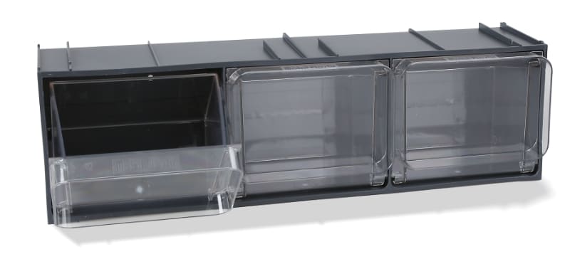 BETA - Contenitori portaminuterie da banco con 3 cassetti.