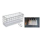 BETA - Cestino portaflaconi da parete 280x115x95.