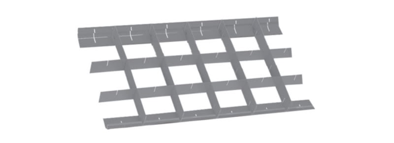 BETA - Separatori incrociati per cassetto standard 588x367 mm, separatori incrociati tp-2 588x367x7.