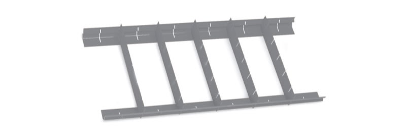 BETA - Separatori paralleli per C38 - C45PRO M4/M5/M7/M8 TP-5S 570X410X7.