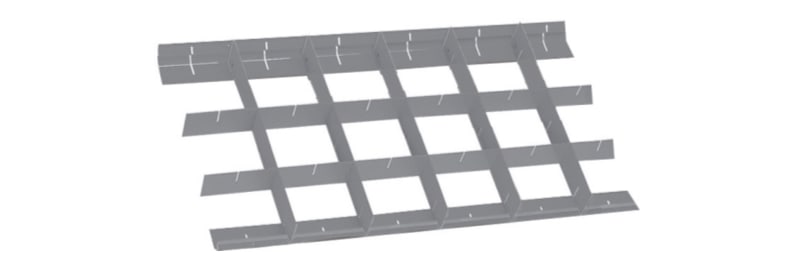 BETA - Separatori incrociati per C38 - C45PRO M4/M5/M7/M8 TP-5S 570X410X7.