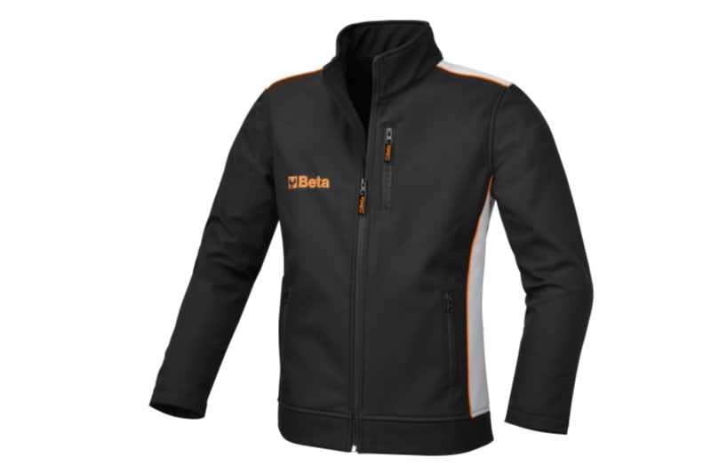 BETA - Softshell in tessuto poliestere 100%, 320g, composto da tre strati, guscio esterno in microfibra, membrana intermedia impermeabile e traspirante, SOFTSHELL TOP LINE XXL.