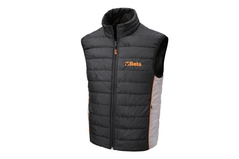 BETA - Gilet in tessuto esterno 100% poliestere con trattamento idrorepellente, imbottitura 100 gr e tasca interna. Piumini gilet top line M.