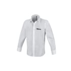 BETA - Camicia uomo elasticizzata a manica lunga bianca XS.