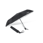 BETA - Ombrello in nylon T210 con fusto in alluminio, nero, 3 sezioni, automatico da borsetta.