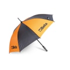 BETA - Ombrello in nylon 210T, diametro 100 cm arancione/nero. 095210021