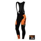 BETA - Calzamaglia invernale in lycra garzata con fondello antibatterico ad alta traspirabilità Salopettes lunghe bike S/XL.